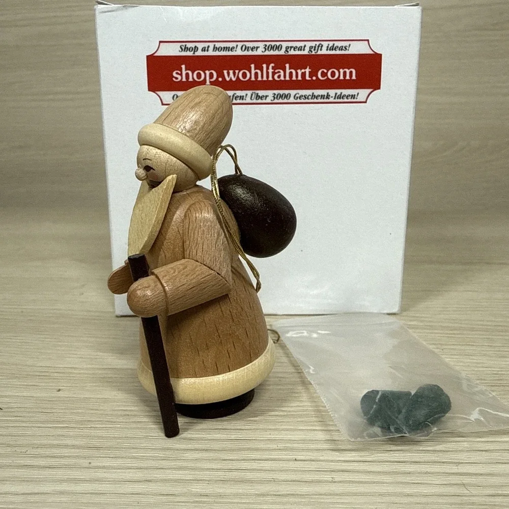 Santa Claus 2 3/8in Figurine Table Decoration Ore Mountains New Seiffen‎ Natural